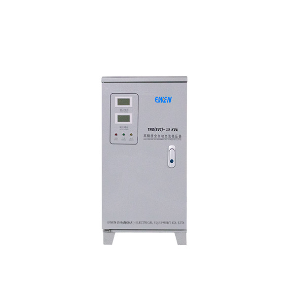 কারখানার বিক্রয় 15KVA একক ফেজ ভোল্টেজ স্থিতিশীল 220V 50HZ 60HZ ডিজিটাল মিটার সহ