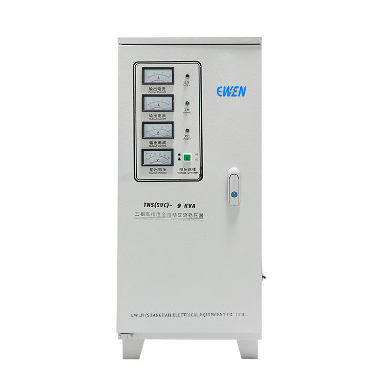 9 কেভিএ থ্রি ফেজ ভোল্টেজ স্ট্যাবিলাইজার 380V 400V 440V 480V এসি পাওয়ার রেগুলেটর কাস্টমাইজেশন গ্রহণযোগ্য