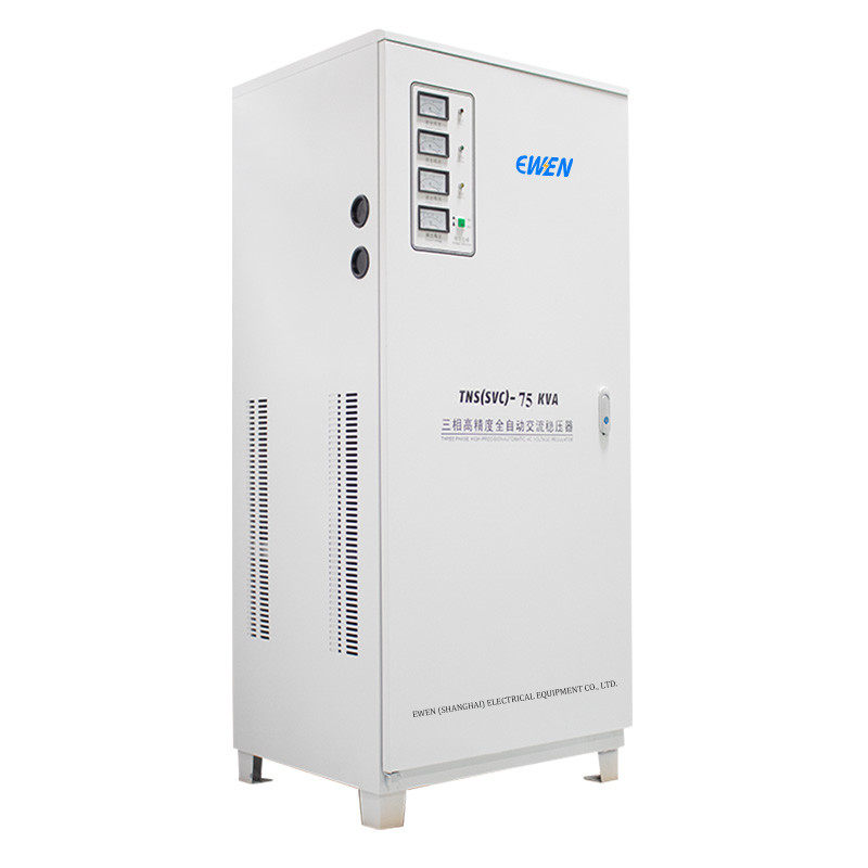 TNS ((SVC) -75KVA এসি পাওয়ার স্ট্যাবিলাইজার থ্রি ফেজ অটোমেটিক ভোল্টেজ রেগুলেটর স্ট্যাবিলাইজার AVR 380V 230V 220V 400V 415V 440V 480V