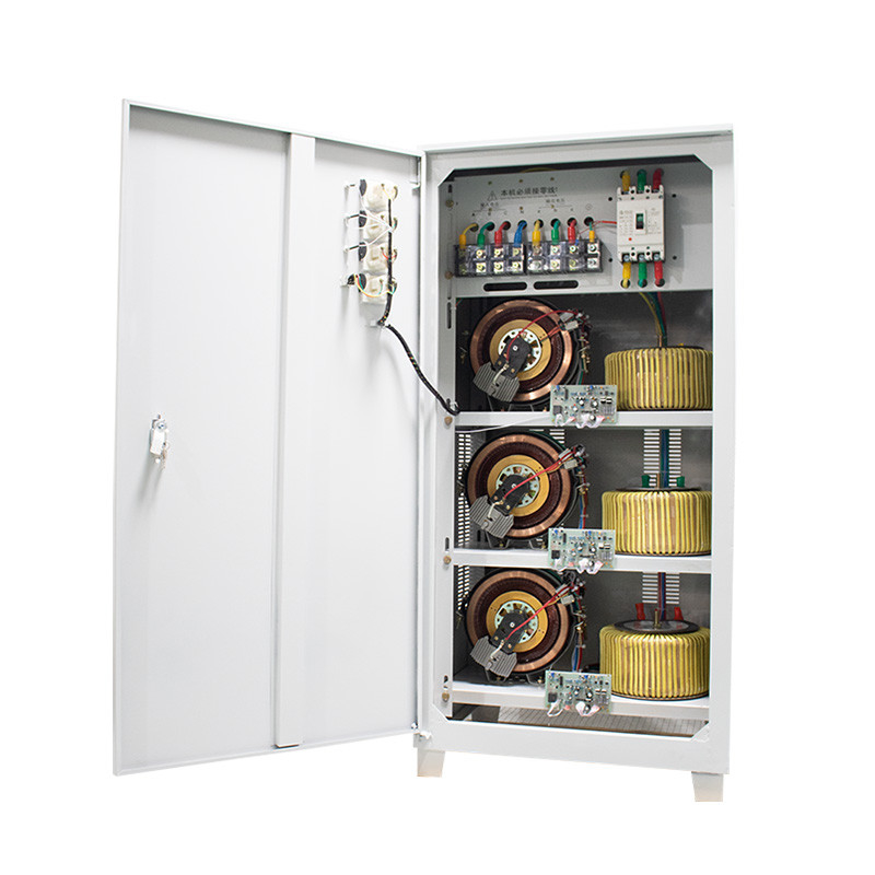 TNS ((SVC) -75KVA এসি পাওয়ার স্ট্যাবিলাইজার থ্রি ফেজ অটোমেটিক ভোল্টেজ রেগুলেটর স্ট্যাবিলাইজার AVR 380V 230V 220V 400V 415V 440V 480V